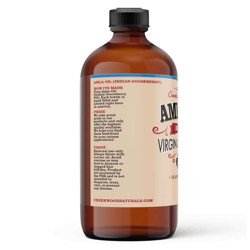 Load image into Gallery viewer, Unrefined Indian Gooseberry Cold Pressed Chemical Free Natural Plant Oil In Amber Bottle