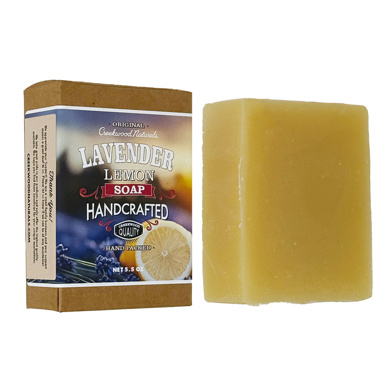 Load image into Gallery viewer, Handcrafted Lavender Lemon Soap