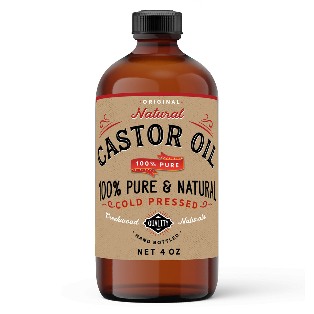 Castor Oil 100% Natural Pure Cold Pressed Hexane Free. - Creekwood Naturals