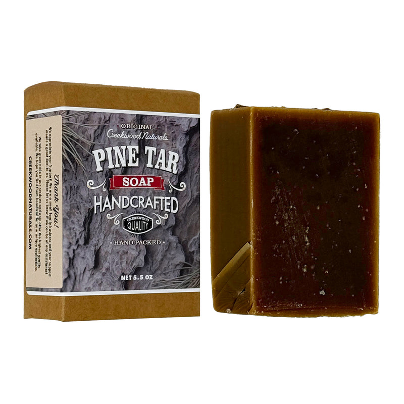 Load image into Gallery viewer, Handcrafted Pine Tar Soap