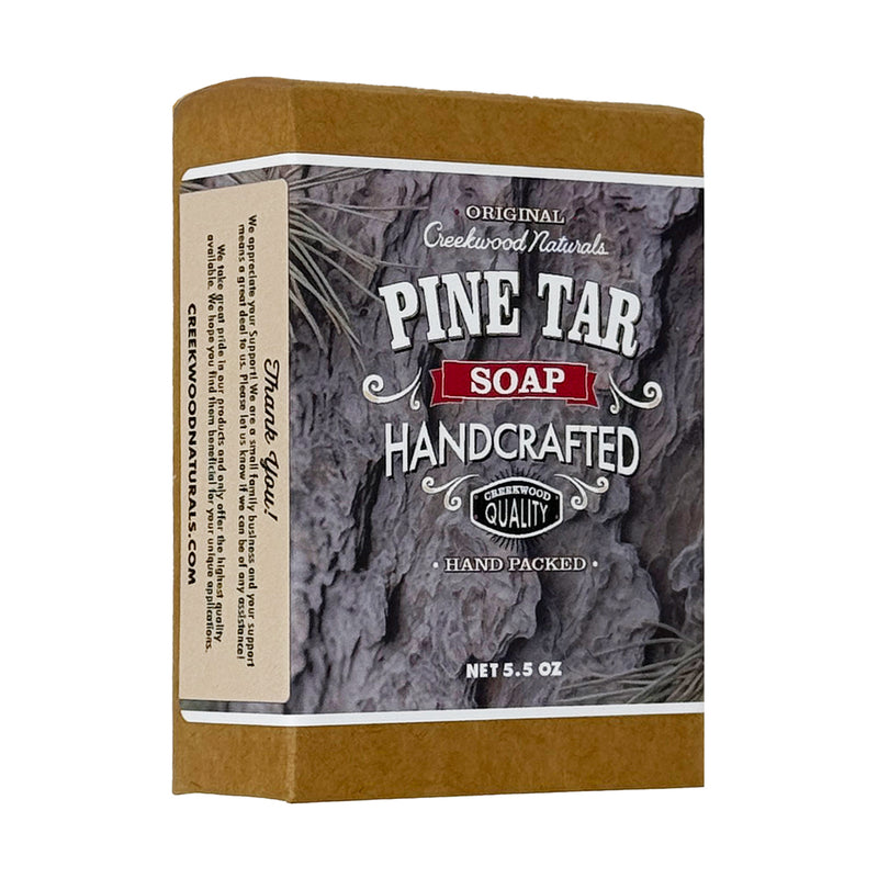 Load image into Gallery viewer, Handcrafted Pine Tar Soap
