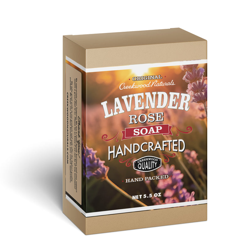 Load image into Gallery viewer, Handcrafted Lavender Rose Soap