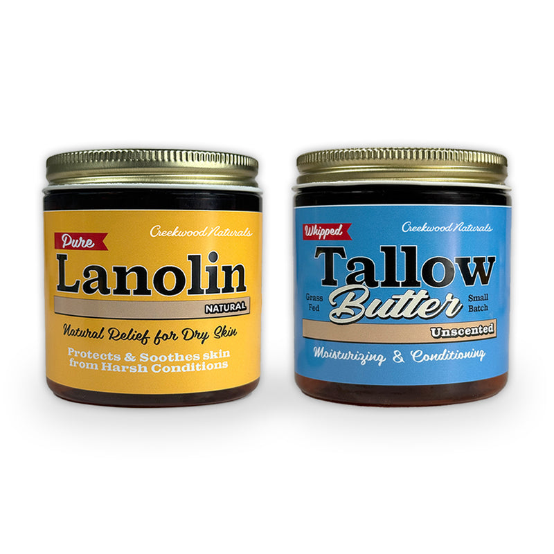 Load image into Gallery viewer, Tallow Butter and Lanolin Bundle