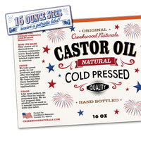 Castor Oil 100% Natural Pure Cold Pressed Hexane Free