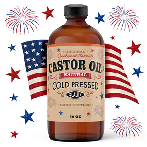 Castor Oil 100% Natural Pure Cold Pressed Hexane Free