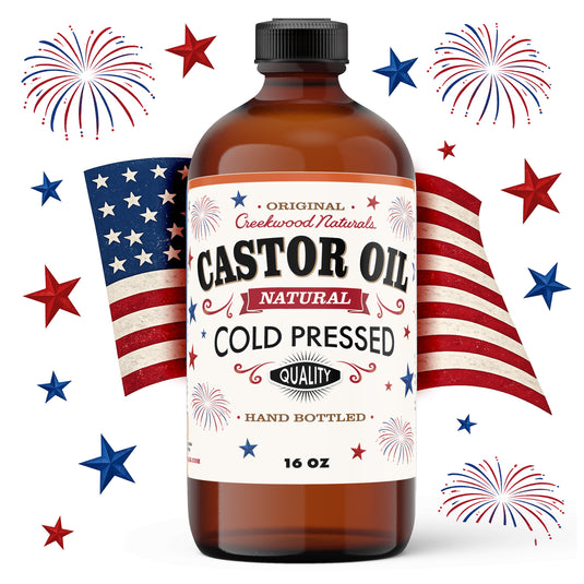 Castor Oil 100% Natural Pure Cold Pressed Hexane Free