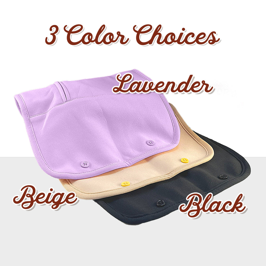 Castor Oil Wrap Kit - Lavender Color, Beige Color, Black Color