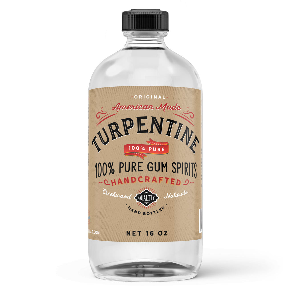 100% Pure Gum Spirits of Turpentine Handcrafted - Creekwood Naturals