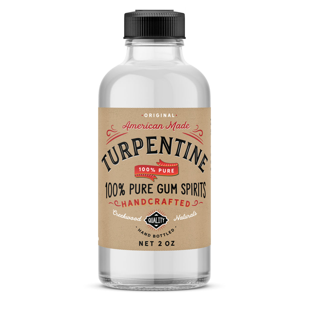 Pure Gum Spirits of Turpentine 2 Ounce