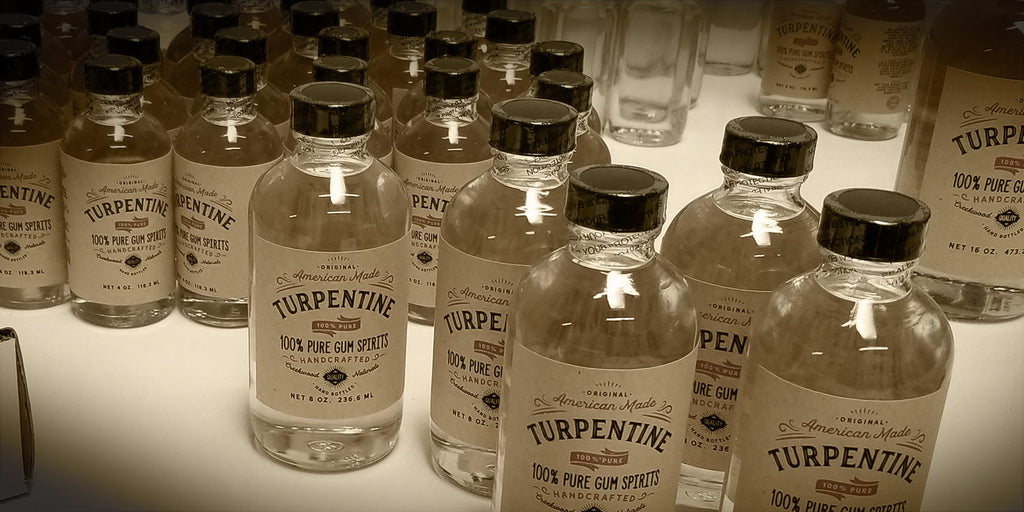100% Natural Pure Gum Spirits of Turpentine Glass Bottle 8oz