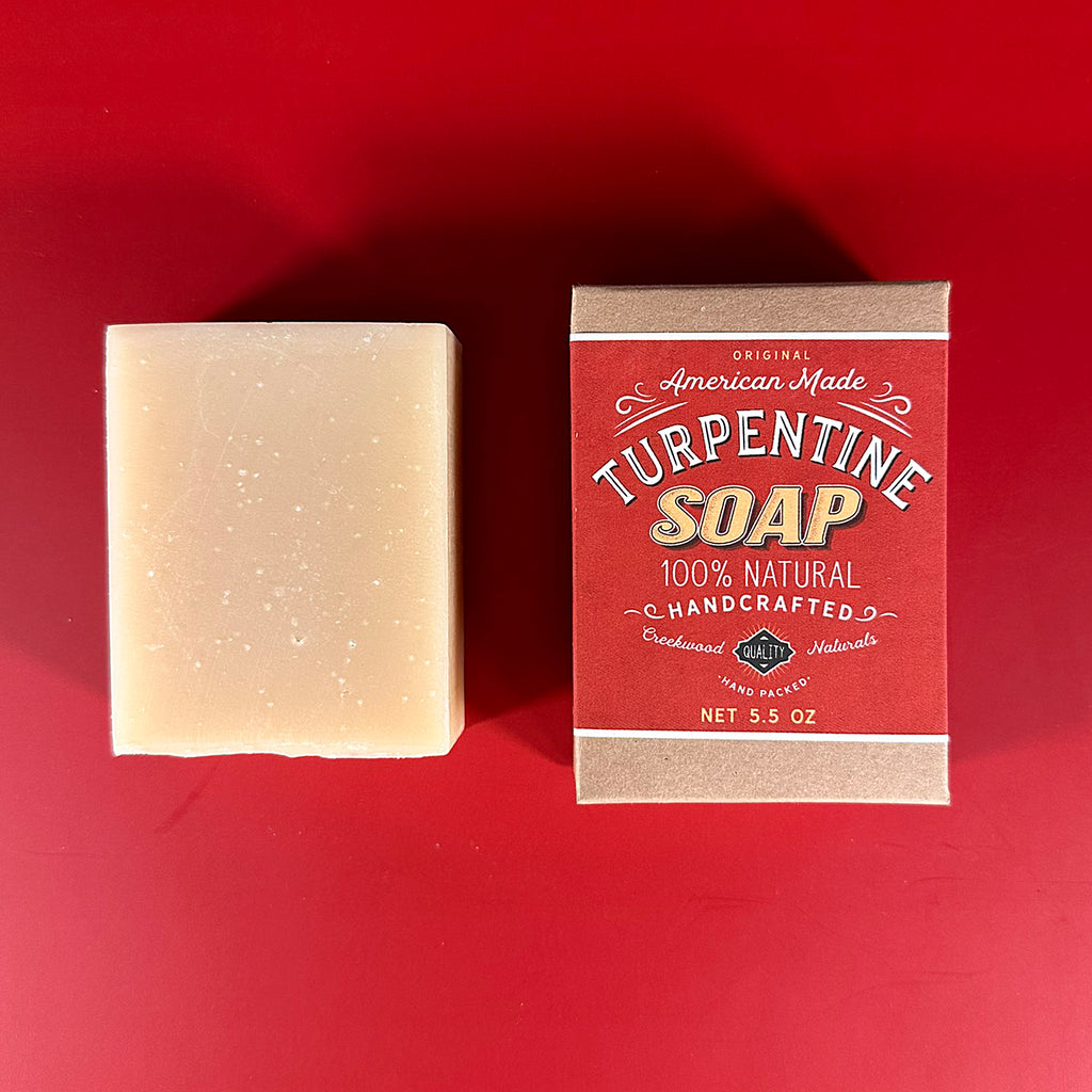 Handcrafted Turpentine Soap Bar - Creekwood Naturals