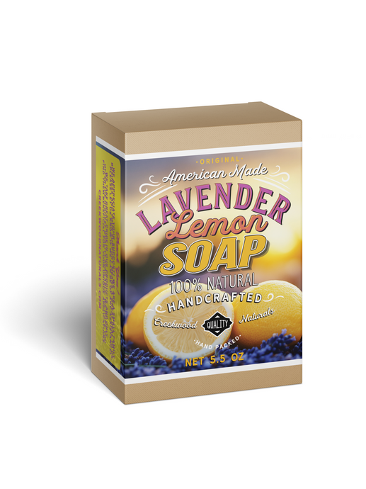 NEW Handcrafted Lavender Lemon Soap