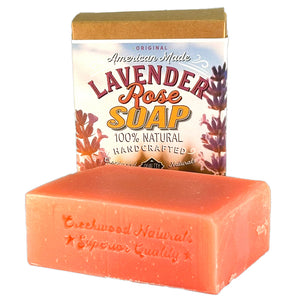 Handcrafted Lavender Rose Soap