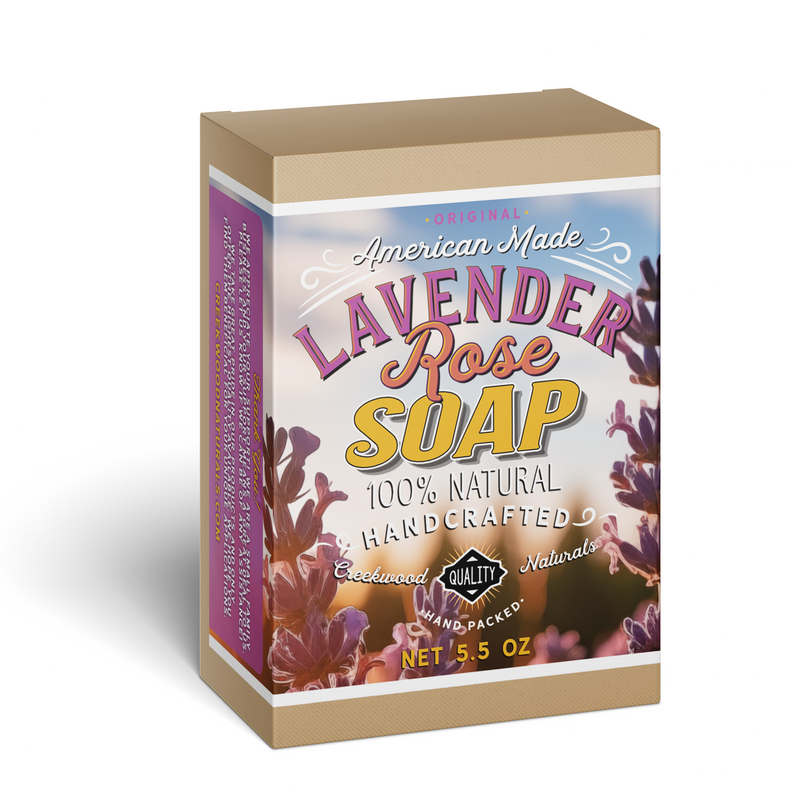 Load image into Gallery viewer, Handcrafted Lavender Rose Soap
