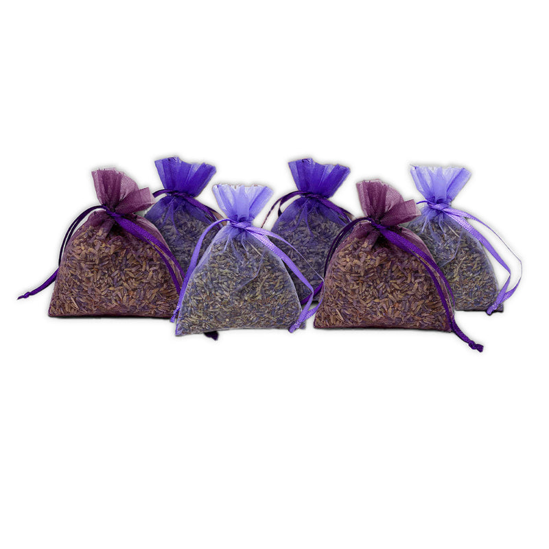 Load image into Gallery viewer, Lavender Sachet - 6 Count Filled With French Lavender
