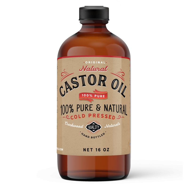 Load image into Gallery viewer, Castor Oil 100% Natural Pure Cold Pressed Hexane Free Hand Bottled For Hair Care - Creekwood Naturals
