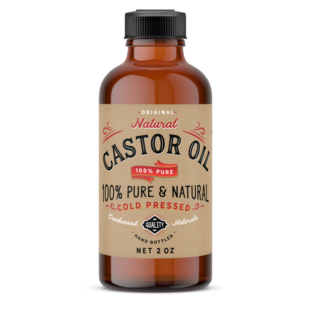 Castor Oil 100% Natural Pure Cold Pressed Hexane Free. - Creekwood Naturals