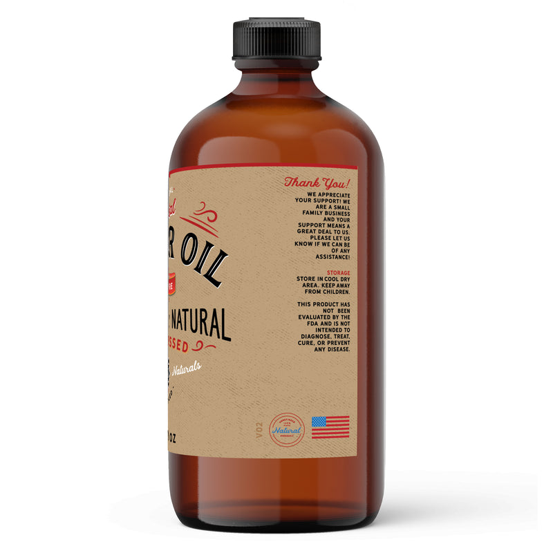 Load image into Gallery viewer, Castor Oil 100% Natural Pure Cold Pressed Hexane Free All Natural - Creekwood Naturals
