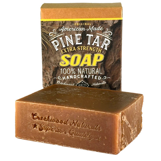 Handcrafted Pine Tar Extra Strength Soap