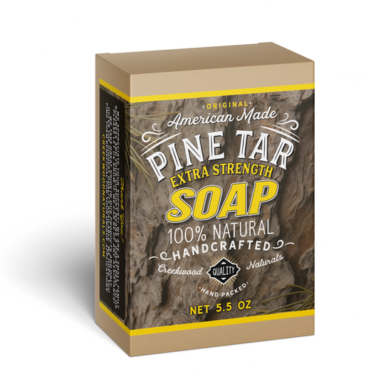 Handcrafted Pine Tar Extra Strength Soap