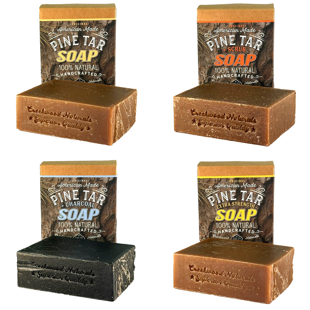 pine tar soap bundle natural home made handmade natural