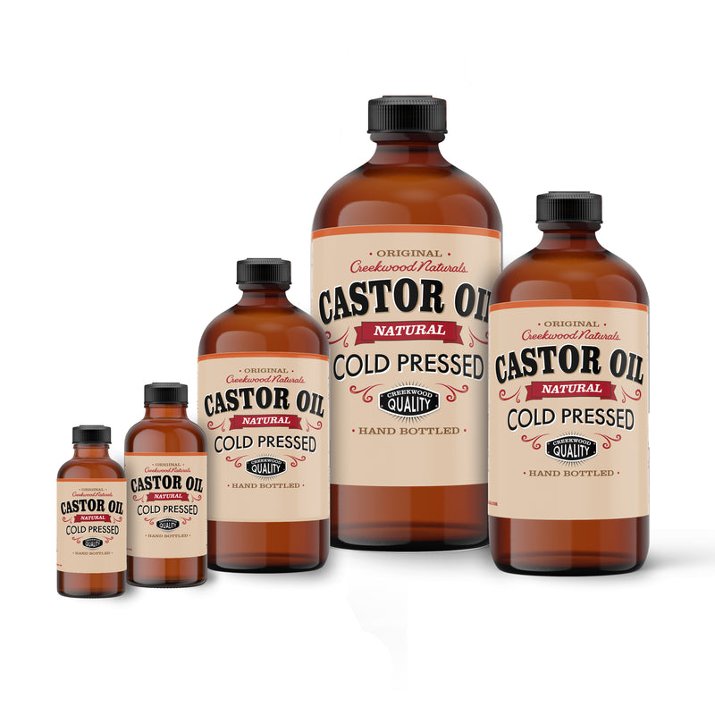 Load image into Gallery viewer, Cold Pressed Natural Castor Plant Oil In Amber Glass Bottles
