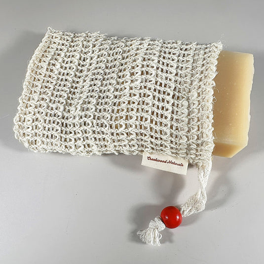 Soap Saver Bag - Sisal Natural Soap Bag - Soap Saver Pouch - Creekwood Naturals