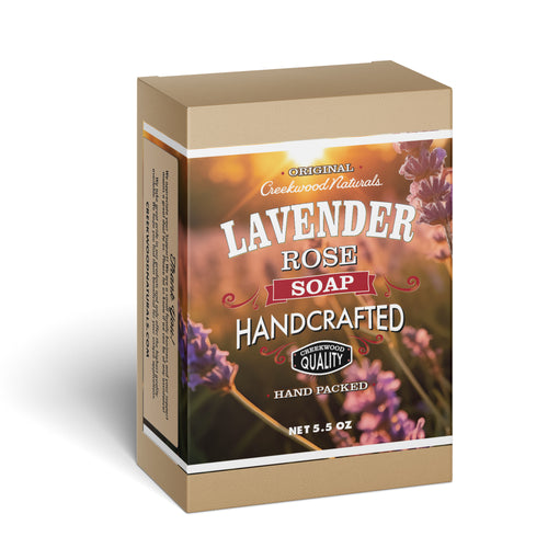 Handcrafted Lavender Rose Soap