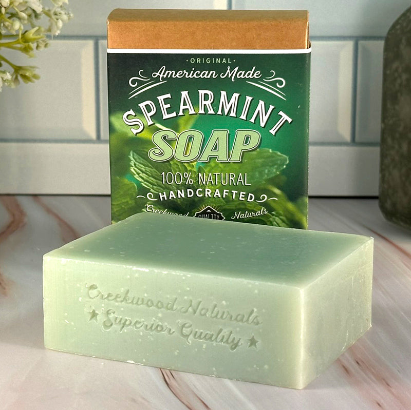 Load image into Gallery viewer, Handcrafted Spearmint Soap
