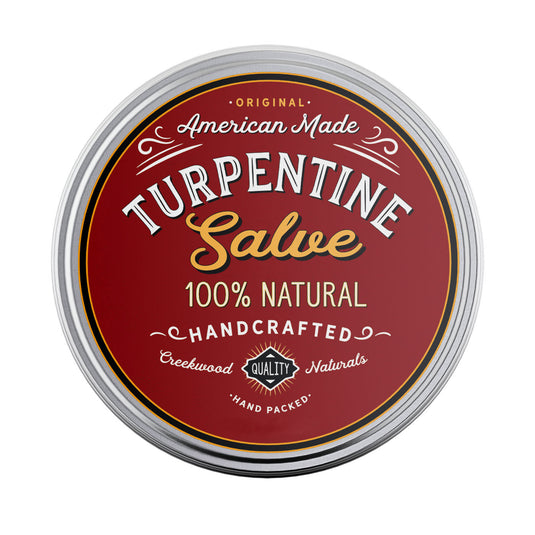 Turpentine Salve DIY Handmade - All Natural and Handcrafted - Creekwood Naturals