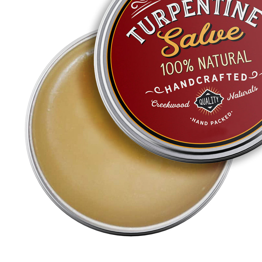 Turpentine Salve DIY Handmade - All Natural and Handcrafted - Creekwood Naturals