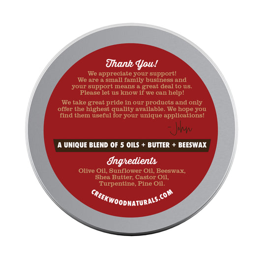 Turpentine Salve - All Natural and Handcrafted