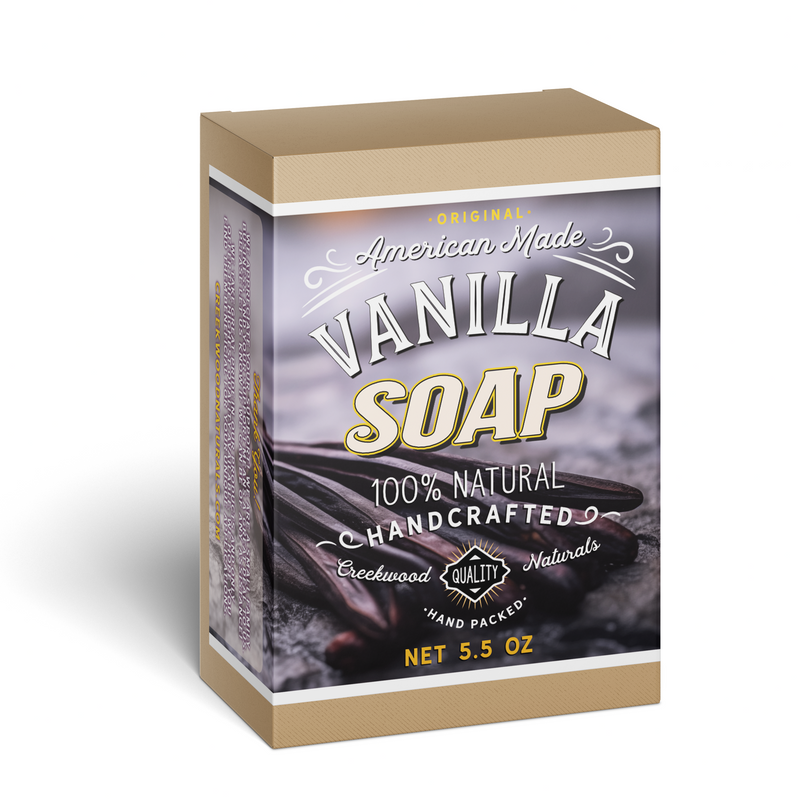 Load image into Gallery viewer, Vanilla Soap Handmade with All Natural Ingredients DIY Homemade Soap Bar in Eco Friendly Box
